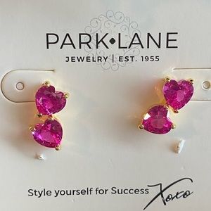 Baby Signature Crystal Heart Earrings